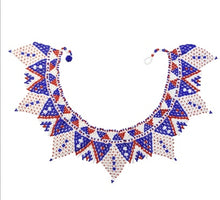 Load image into Gallery viewer, African Bohemian Ethnic Colorful Bead Tassel Necklace for Women Halloween Party Tribal Jewelry Statement Necklace Earring Set