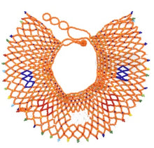 Load image into Gallery viewer, African Bohemian Ethnic Colorful Bead Tassel Necklace for Women Halloween Party Tribal Jewelry Statement Necklace Earring Set

